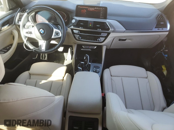 2020 BMW X4 M40i with VIN 5UX2V5C01LLE69394, listed as a Copart auction lot 44036774 with 22,582 mi miles and Clean title. Bid and sale history available at DreamBid. Image 8.