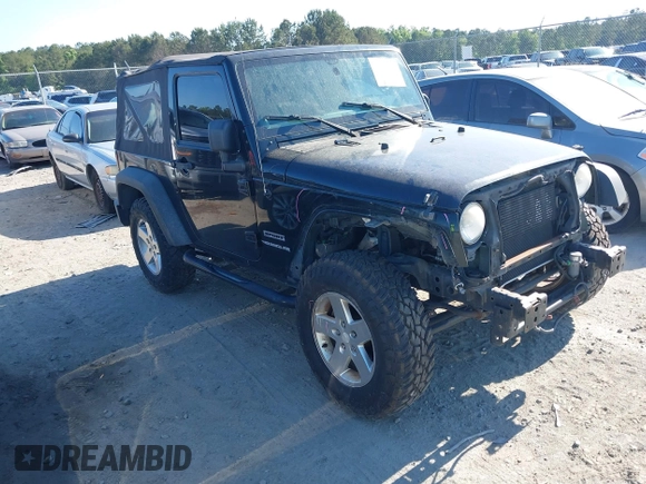 2012 Jeep Wrangler Sport with VIN 1C4AJWAG0CL247103, listed as a IAAI auction lot 42181637 with 159,003 mi miles and . Bid and sale history available at DreamBid. Image 1.