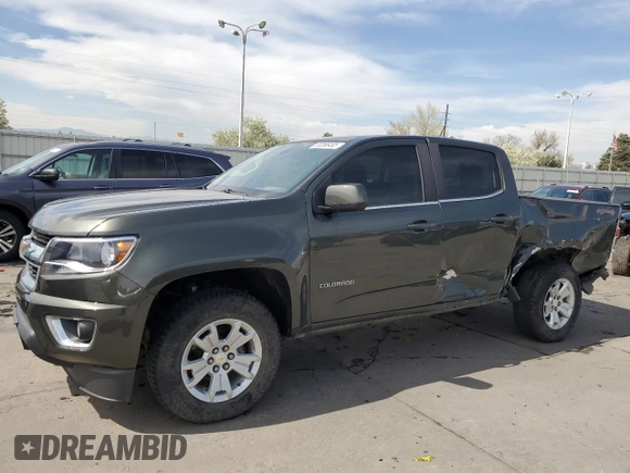 2018 Chevrolet Colorado 4WD LT with VIN 1GCGTCEN4J1178176, listed as a Copart auction lot 53066465 with 93,543 mi miles and Salvage title. Bid and sale history available at DreamBid. Image 1.
