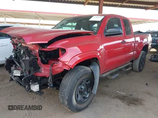 2022 Toyota Tacoma SR with VIN 3TYRX5GN0NT063643, listed as a IAAI auction lot 42368482 with 23,784 mi miles and . Bid and sale history available at DreamBid. Image 18.