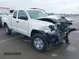 2023 Toyota Tacoma SR with VIN 3TYRX5GN6PT078960, listed as a IAAI auction lot 41710572 with 18,826 mi miles and . Bid and sale history available at DreamBid. Image 1.