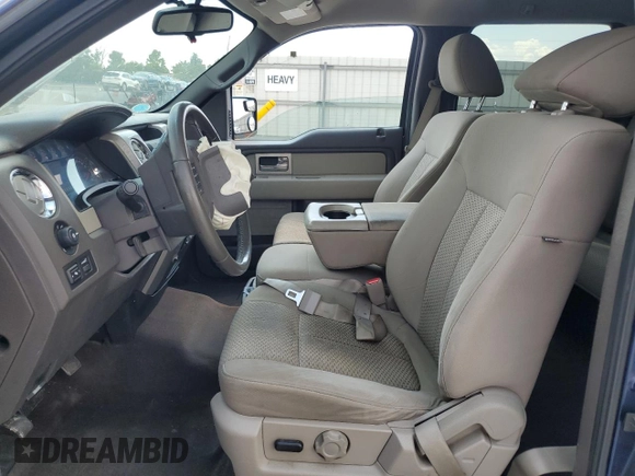 2010 Ford F-150 XL with VIN 1FTFW1EV9AFB05704, listed as a Copart auction lot 63180505 with Not provided miles and Salvage title. Bid and sale history available at DreamBid. Image 7.