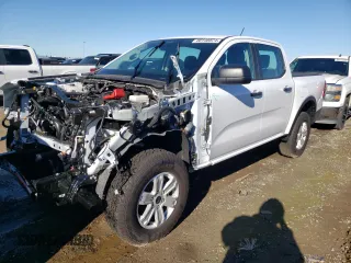 2024 Ford Ranger XL with VIN 1FTER4BH5RLE20838, listed as a Copart auction lot 80148874 with 7,312 mi miles and Salvage Title. Bid and sale history available at carsss.com. Image 1.