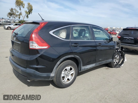 2013 Honda CR-V LX with VIN 2HKRM3H33DH515255, listed as a Copart auction lot 48430545 with 126,150 mi miles and Salvage Title. Bid and sale history available at carsss.com. Image 3.
