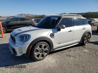 2023 MINI Countryman Cooper S with VIN WMZ83BR00P3R19787, listed as a Copart auction lot 85388374 with 25,834 mi miles and Salvage Title. Bid and sale history available at carsss.com. Image 1.