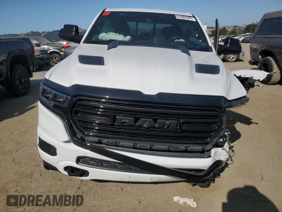 2022 Ram 1500 Limited with VIN 1C6SRFHT7NN175797, listed as a Copart auction lot 61062945 with 30,490 mi miles and Salvage title. Bid and sale history available at DreamBid. Image 5.
