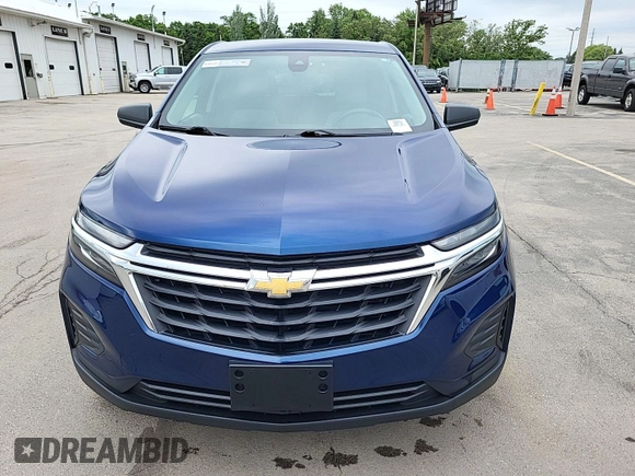 2023 Chevrolet Equinox LS with VIN 3GNAX5EG9PL179419, listed as a IAAI auction lot 42524757 with 42,571 mi miles and . Bid and sale history available at DreamBid. Image 1.