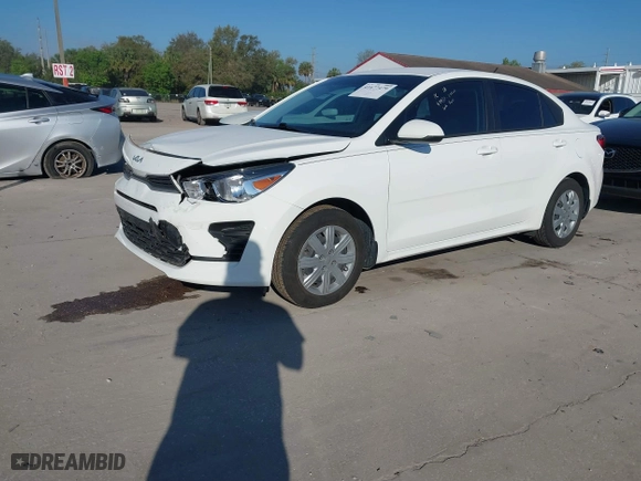2023 Kia Rio S with VIN 3KPA24AD1PE561039, listed as a IAAI auction lot 41677479 with 19,745 mi miles. Bid and sale history available at carsss.com. Image 17.