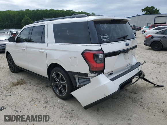 2019 Ford Expedition Max Limited с VIN 1FMJK2AT5KEA10835, выставлен на аукционе Copart как лот 58544805 с пробегом 108 805 миль миль и Списание • Salvage title. История ставок и продаж доступна на DreamBid. Изображение 2.