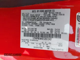 2014 Ford Mustang V6 z VIN 1ZVBP8EM4E5201342, wystawiony jako IAAI lot #42377801 z przebiegiem 99 600 mil mil oraz . Historia ofert i sprzedaży dostępna na DreamBid. Obrazek 9.