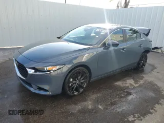2025 Mazda 3 S Carbon Edition with VIN 3MZBPBCM5SM456474, listed as a Copart auction lot 43121065 with 3,616 mi miles and Clean Title. Bid and sale history available at DreamBid. Image 1.