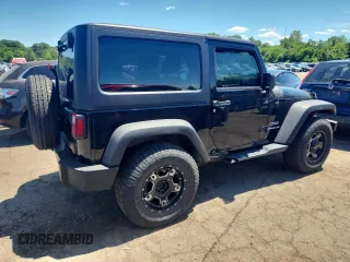 2013 Jeep Wrangler Sport with VIN 1C4AJWAG8DL693145, listed as a Copart auction lot 65591835 with 93,313 mi miles and Salvage title. Bid and sale history available at DreamBid. Image 3.