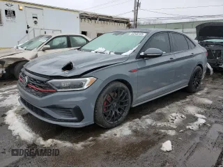 2019 Volkswagen Jetta GLI S with VIN 3VW5T7BU3KM213561, listed as a Copart auction lot 44246165 with 95,787 mi miles and Salvage Title. Bid and sale history available at DreamBid. Image 1.