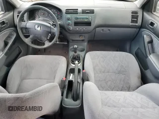 2001 Honda Civic LX with VIN JHMES15561S001328, listed as a Copart auction lot 76742434 with 170,968 mi miles and Clean Title. Bid and sale history available at carsss.com. Image 8.