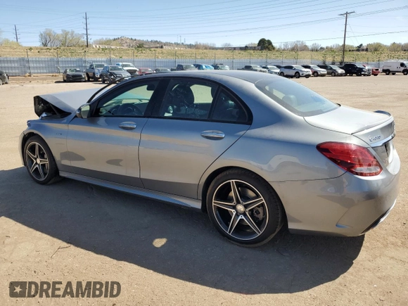 2016 Mercedes-Benz C 450 AMG with VIN 55SWF6EB3GU107429, listed as a Copart auction lot 52775825 with 85,991 mi miles and Salvage title. Bid and sale history available at DreamBid. Image 2.