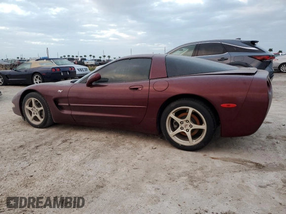2003 Chevrolet Corvette with VIN 1G1YY22G835123059, listed as a Copart auction lot 74485704 with 67,137 mi miles and Non Repairable. Bid and sale history available at carsss.com. Image 2.