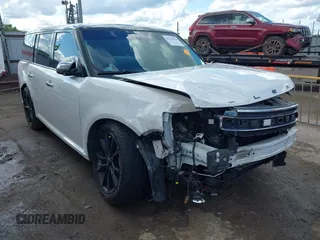 2018 Ford Flex SEL z VIN 2FMGK5C81JBA13004, wystawiony jako IAAI lot #42219904 z przebiegiem 107 723 mil mil oraz . Historia ofert i sprzedaży dostępna na DreamBid. Obrazek 1.