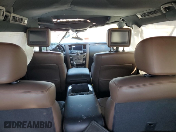 2020 Nissan Armada Platinum with VIN JN8AY2NFXL9361522, listed as a Copart auction lot 80917344 with Not Provided miles and Salvage Title. Bid and sale history available at carsss.com. Image 8.