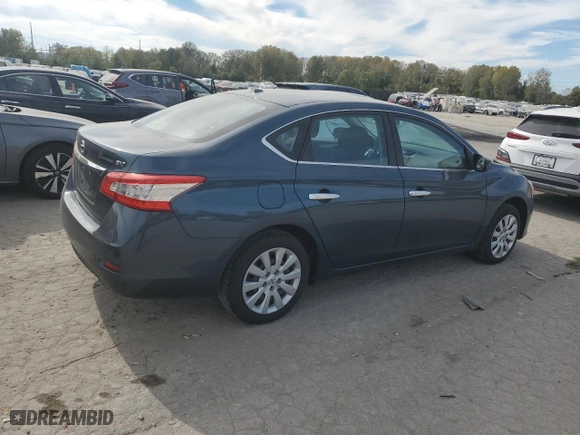 2015 Nissan Sentra S with VIN 3N1AB7AP0FY294147, listed as a Copart auction lot 75941534 with 64,679 mi miles and Salvage Title. Bid and sale history available at carsss.com. Image 3.