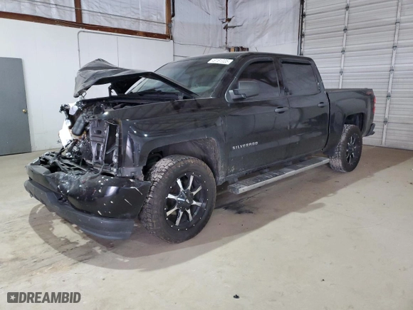 2018 Chevrolet Silverado 1500 Custom with VIN 3GCUKPEC7JG455805, listed as a Copart auction lot 49181335 with 0 mi miles and Salvage Title. Bid and sale history available at carsss.com. Image 1.
