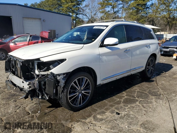 2016 Infiniti QX60 with VIN 5N1AL0MM9GC511705, listed as a Copart auction lot 87433274 with 129,269 mi miles and Salvage Title. Bid and sale history available at DreamBid. Image 1.