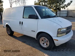 1995 Chevrolet Astro Cargo Van with VIN 1GCDM19WXSB201947, listed as a Copart auction lot 88306345 with 279,538 mi miles and Salvage Title. Bid and sale history available at carsss.com. Image 4.