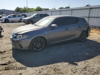 2013 Lexus CT 200h with VIN JTHKD5BH7D2165971, listed as a Copart auction lot 62601165 with 96,848 mi miles and Salvage title. Bid and sale history available at DreamBid. Image 1.