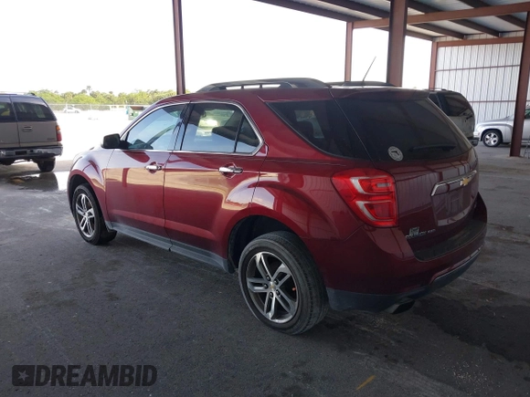 2017 Chevrolet Equinox Premier with VIN 2GNFLGE33H6237086, listed as a IAAI auction lot 41682712 with 106,809 mi miles. Bid and sale history available at carsss.com. Image 3.