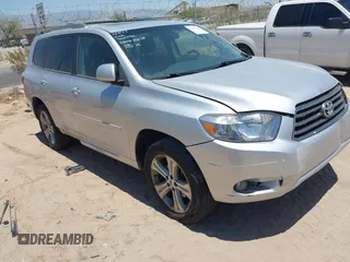 2010 Toyota Highlander Sport with VIN 5TDXK3EH4AS002230, listed as a IAAI auction lot 42443643 with 156,272 mi miles and . Bid and sale history available at DreamBid. Image 1.