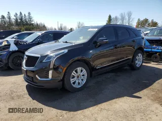 2020 Cadillac XT5 Sport AWD with VIN 1GYKNGRS0LZ128322, listed as a Copart auction lot 51570475 with 48,193 mi miles and Salvage title. Bid and sale history available at DreamBid. Image 1.