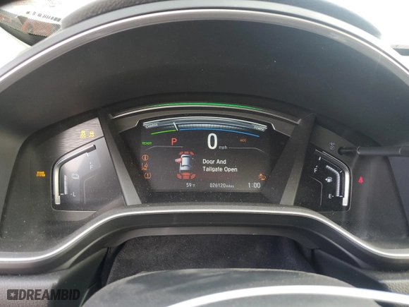 2021 Honda CR-V Hybrid Touring with VIN 7FART6H94ME013382, listed as a Copart auction lot 48223745 with 26,120 mi miles and Salvage Title. Bid and sale history available at carsss.com. Image 9.