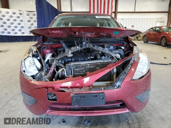 2016 Nissan Versa SV with VIN 3N1CN7AP2GL899110, listed as a Copart auction lot 48454855 with 182,247 mi miles and Salvage Title. Bid and sale history available at carsss.com. Image 5.