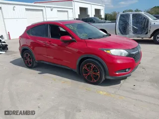 2016 Honda HR-V EX-L w/Navi with VIN 3CZRU5H71GM736649, listed as a IAAI auction lot 41506446 with 104,677 mi miles. Bid and sale history available at carsss.com. Image 1.