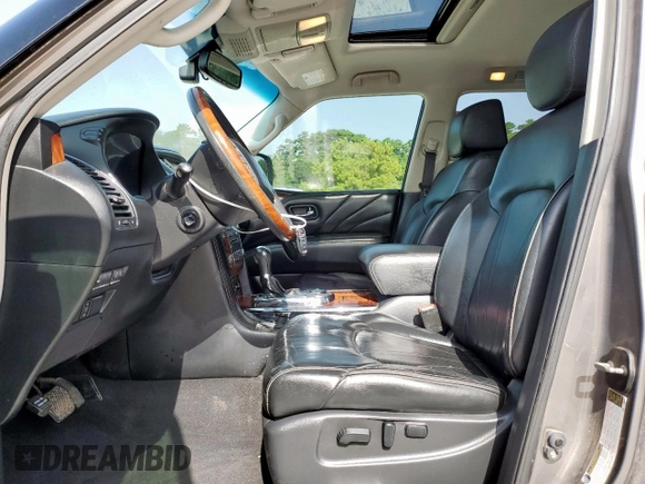 2016 Infiniti QX80 with VIN JN8AZ2NF3G9611394, listed as a Copart auction lot 63122345 with 165,281 mi miles and Salvage title. Bid and sale history available at DreamBid. Image 7.