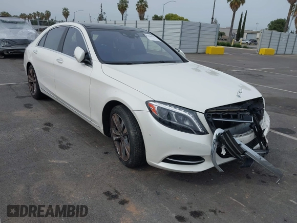 2017 Mercedes-Benz S 550 with VIN WDDUG8CBXHA323394, listed as a IAAI auction lot 42066543 with 106,253 mi miles and . Bid and sale history available at carsss.com. Image 1.