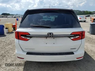 2022 Honda Odyssey Touring with VIN 5FNRL6H87NB040726, listed as a Copart auction lot 57038425 with 37,069 mi miles and Salvage title. Bid and sale history available at DreamBid. Image 6.