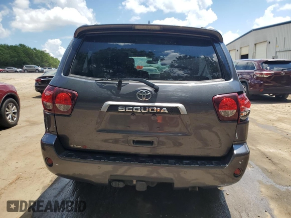 2020 Toyota Sequoia Limited with VIN 5TDKY5G17LS074238, listed as a Copart auction lot 61617894 with 62,445 mi miles and Salvage Title. Bid and sale history available at carsss.com. Image 6.