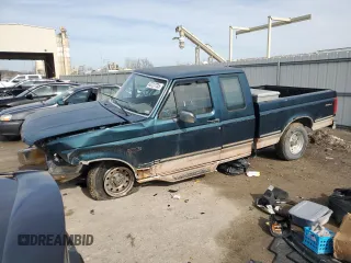 1995 Ford F-150 with VIN 1FTEX15N5SKA70760, listed as a Copart auction lot 43727735 with 295,723 mi miles and Salvage Title. Bid and sale history available at carsss.com. Image 1.