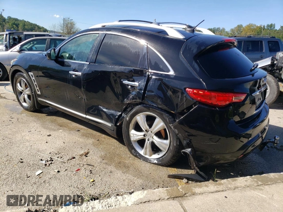 2009 Infiniti FX35 with VIN JNRAS18W99M152328, listed as a Copart auction lot 74088624 with 226,410 mi miles and Non Repairable. Bid and sale history available at carsss.com. Image 2.