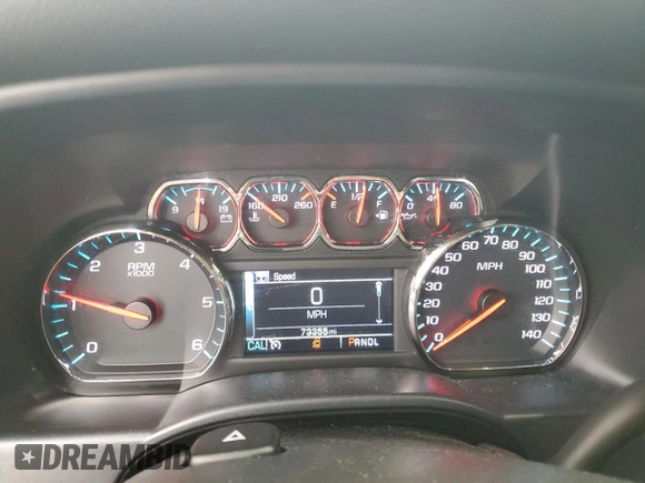 2018 Chevrolet Silverado 1500 LT with VIN 1GCVKREH0JZ368985, listed as a Copart auction lot 49885275 with 73,355 mi miles and Salvage Title. Bid and sale history available at DreamBid. Image 9.