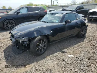 2024 Mazda MX-5 Miata Grand Touring z VIN JM1NDAM75R0606463, wystawiony jako Copart lot #54597865 z przebiegiem 868 mil mil oraz Nie do naprawy • Non repairable. Historia ofert i sprzedaży dostępna na DreamBid. Obrazek 1.
