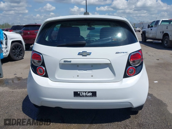 2016 Chevrolet Sonic LS with VIN 1G1JA6SH8G4109258, listed as a IAAI auction lot 41828834 with 95,222 mi miles and . Bid and sale history available at DreamBid. Image 16.