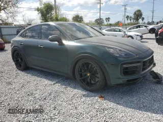 2022 Porsche Cayenne Turbo GT with VIN WP1BK2AY5NDA60549, listed as a Copart auction lot 74494584 with Not provided miles and Salvage title. Bid and sale history available at DreamBid. Image 4.