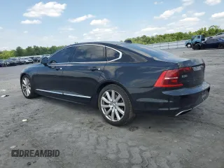 2019 Volvo S90 Inscription with VIN LVYA22ML9KP110238, listed as a Copart auction lot 61596184 with 92,529 mi miles and Salvage Title. Bid and sale history available at carsss.com. Image 2.