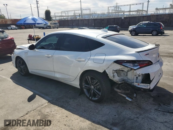 2024 Acura Integra w/A-Spec Package with VIN 19UDE4H37RA016116, listed as a Copart auction lot 48524505 with 8,603 mi miles and Salvage Title. Bid and sale history available at carsss.com. Image 2.