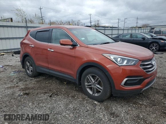 2017 Hyundai Santa Fe 2.4L z VIN 5XYZT3LB4HG381838, wystawiony jako Copart lot #53923535 z przebiegiem 71 815 mil mil oraz Szkoda całkowita • Salvage title. Historia ofert i sprzedaży dostępna na DreamBid. Obrazek 4.