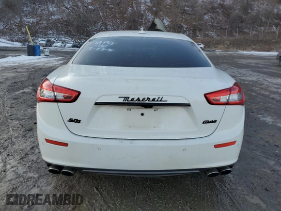 2017 Maserati Ghibli S Q4 z VIN ZAM57RTA9H1242491, wystawiony jako Copart lot #86700114 z przebiegiem Nie podano mil oraz Nie do naprawy. Historia ofert i sprzedaży dostępna na DreamBid. Obrazek 6.