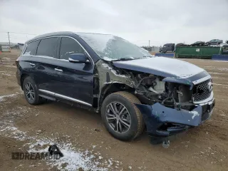 2018 Infiniti QX60 with VIN 5N1DL0MM7JC522674, listed as a Copart auction lot 44515265 with 65,582 mi miles and Salvage Title. Bid and sale history available at DreamBid. Image 4.