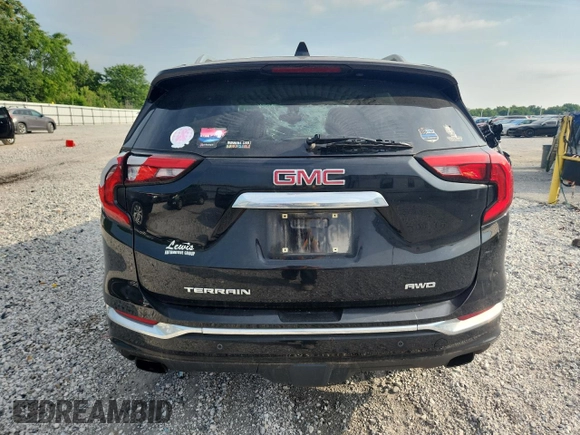 2018 GMC Terrain Denali with VIN 3GKALXEX4JL370144, listed as a Copart auction lot 58621755 with 115,467 mi miles and Salvage title. Bid and sale history available at DreamBid. Image 6.