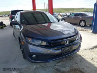 2019 Honda Civic Sedan Sport with VIN 2HGFC2F85KH528515, listed as a IAAI auction lot 40753980 with 67,351 mi miles. Bid and sale history available at carsss.com. Image 1.